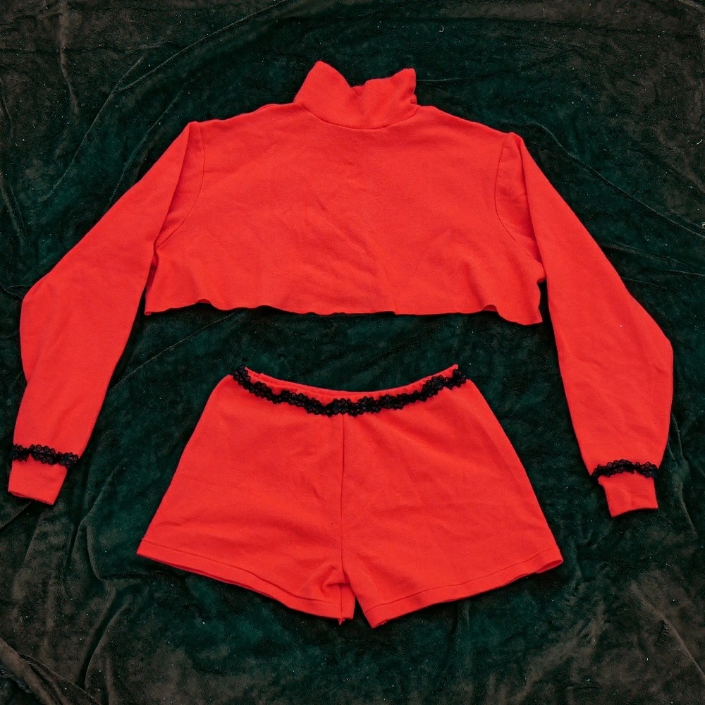 HANDMADE CROP TOP SET